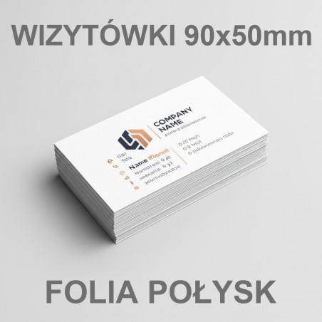 Wizytówki 90x50 mm – papier kreda 350 g | Drukarnia i Reklama Creeo