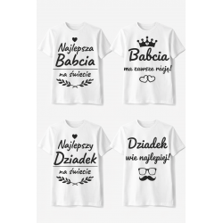 Koszulka z nadrukiem dla Babci i Dziadka