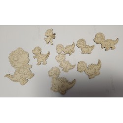 copy of Dinozaur Tyranozaur T-rex puzzle dino-puzzle kolorowanka dla dzieci warsztaty kreatywne