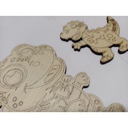 Dinozaury kolorowanka dla dzieci warsztaty kreatywne aktywna rozrywka komplet