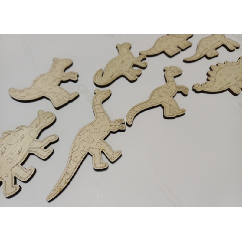 Dinozaury kolorowanka breloczki dla dzieci warsztaty kreatywne aktywna rozrywka komplet