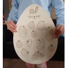Puzzle jajko wielkanocne do kolorowania i ozdabiania